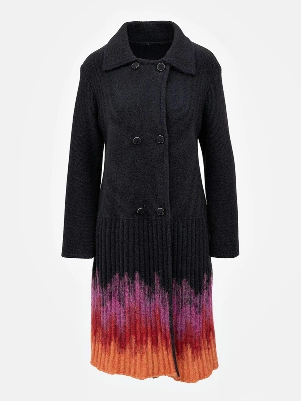 Colorblock Long Cardigan jacket Like New